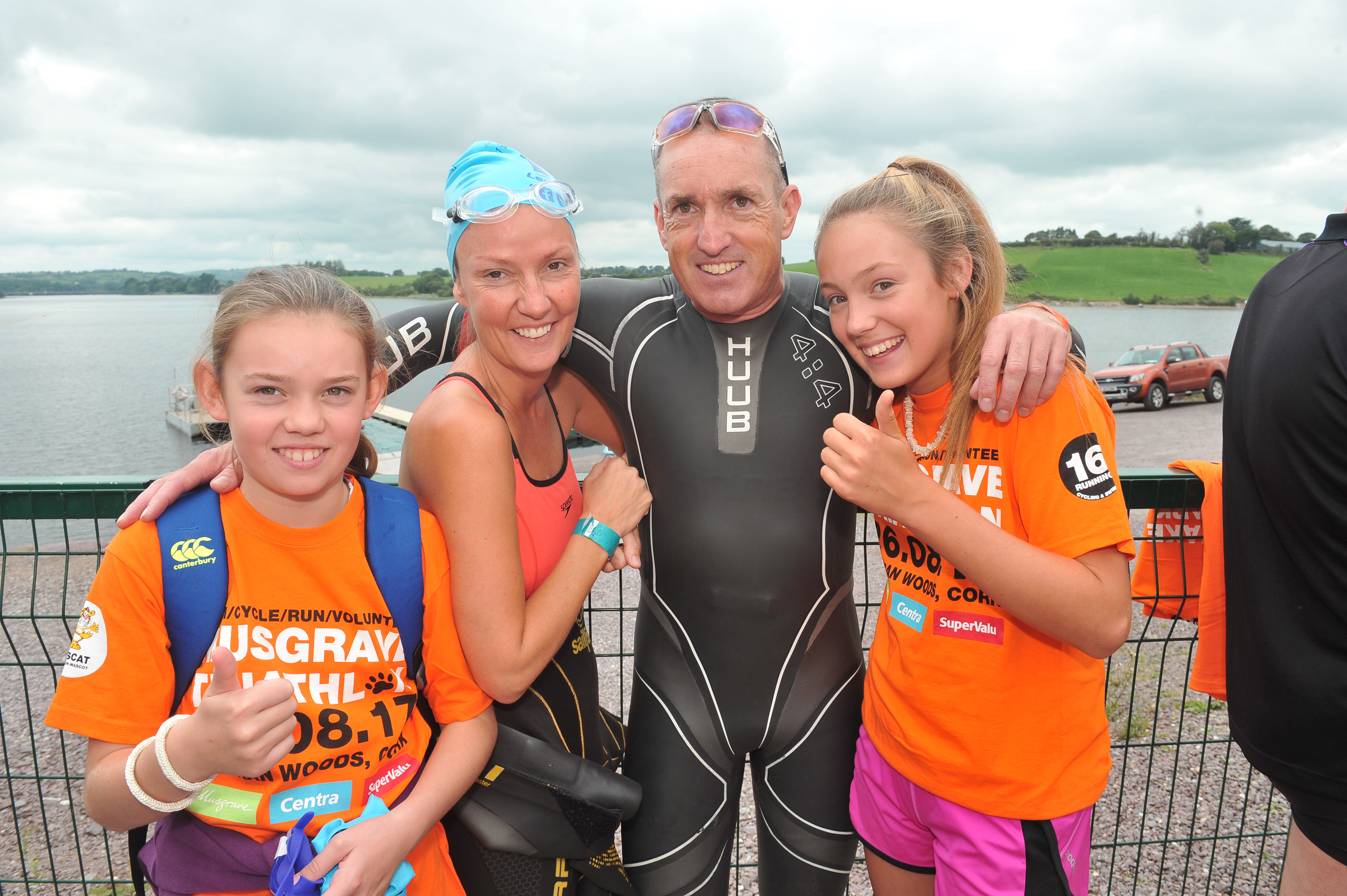 Pic 6 Triathletes and family